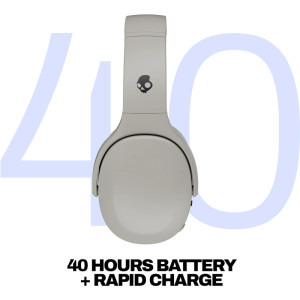SkullCandy Over-Ear, Crusher 540 Active Wireless Concrete White
