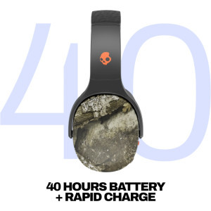 SkullCandy Over-Ear, Crusher Evo Wireless Real Tree Black