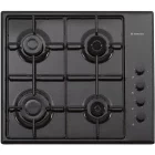 Plita incorporabila Studio Casa PG660ISEOBLK, Gaz, 4 arzatoare, Aprindere electrica integrata, Sistem de siguranta, 60 cm, Negru