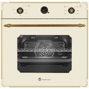 Cuptor incorporabil Studio Casa FE660PARMABEIGE, Electric, 61 L, Grill, Clasa A, Crem
