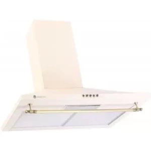 Hota Studio Casa decorativa ONDARETRO, Putere de absorbtie 270 m3/h, 3 trepte, Clasa D, 60 cm, Crem