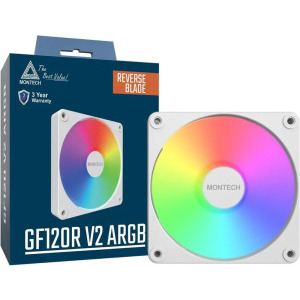 Montech GF120R V2 ARGB Reverse Blade 120mm White