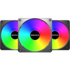 Ventilator Montech GF120 V2 ARGB 120mm Black ​Three Fan Pack