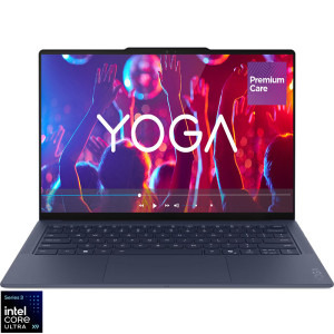 Laptop Lenovo 14 Yoga Slim 7 Ultra 14IPH11, 2.8K OLED 120Hz Touch, Procesor Intel® Core™ Ultra X9 388H (18M Cache, up to 5.10 GHz), 32GB LPDDR5X, 1TB SSD, Intel Arc B390, Win 11 Pro, Cosmic Blue, 3Yr Onsite Premium Care
