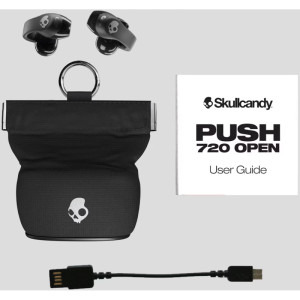 SkullCandy Open-Ear, Push 720 Open Black/Silver