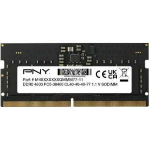 Memorie notebook PNY Technologies 16GB, DDR5, 4800MHz, CL40, 1.1v