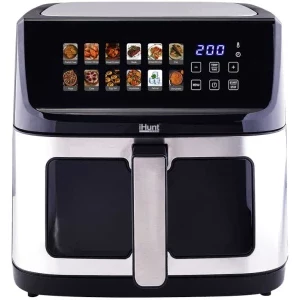 iHunt Friteuza cu aer cald Bro, 2300W, 11L, Negru/Argintiu