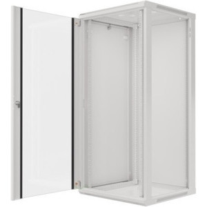 Lanberg WF01-6627-10S 27U, Wall mount, 600 x 600, Glass door, Grey
