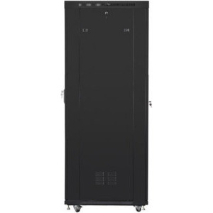 Lanberg FF01-8227-23BL 27U, Stand alone, 800 x 1200, Mesh door, LCD panel, Black