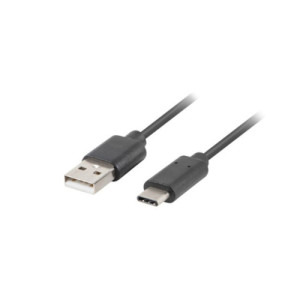Lanberg USB-C Male la USB-A Male, 0.5 m, Black