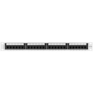 Lanberg Patch panel 19 inch 24 porturi CAT6a UTP Grey