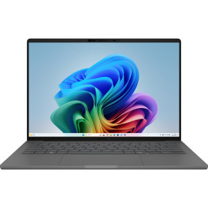 Laptop ASUS 14'' Zenbook A14 UX3407NA, WUXGA OLED, Procesor Qualcomm Snapdragon X2 Elite X2E-88-100, 32GB LPDDR5X, 1TB SSD, Qualcomm Adreno, Win 11 Home, Iceland Grey