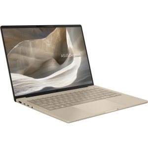 ASUS 14'' Zenbook A14 UX3407NA, WUXGA OLED, Procesor Qualcomm Snapdragon X2 Elite X2E-88-100, 32GB LPDDR5X, 1TB SSD, Qualcomm Adreno, Win 11 Home, Zabriskie Beige