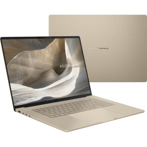 ASUS 16'' Zenbook A16 UX3607OA, 3K OLED 120Hz, Procesor Qualcomm Snapdragon X2 Elite Extreme X2E-94-100, 48GB LPDDR5X, 1TB SSD, Qualcomm Adreno, Win 11 Home, Zabriskie Beige