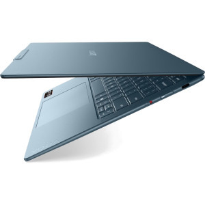 Lenovo 14'' Yoga Slim 7 14AGP11, WUXGA OLED, Procesor AMD Ryzen™ AI 7 445 (8M Cache, up to 4.6 GHz), 16GB LPDDR5X, 1TB SSD, AMD Radeon 840M, Win 11 Home, Tidal Teal, 3Yr Onsite Premium Care