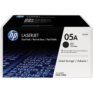 HP Toner 05A Black Dual Pack