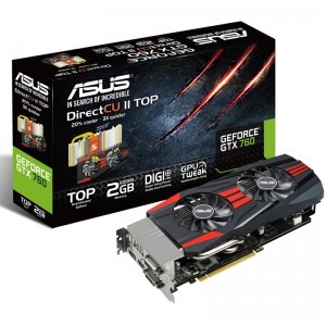 ASUS GeForce GTX 760 DirectCU II Top 2GB GDDR5 256-bit