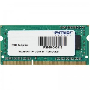 Patriot Signature, 4GB, DDR3, 1333MHz, CL9, 1.5v