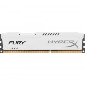 HyperX Fury White 16GB DDR3 1600 MHz CL10 Dual Channel Kit