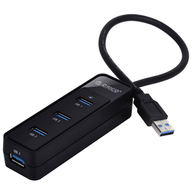 Hub USB Orico W5PH4-U3 Black