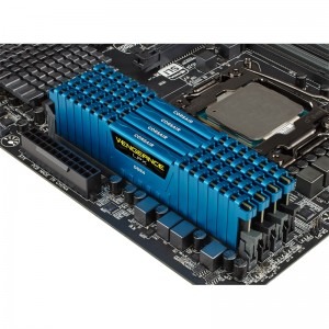 Corsair Vengeance LPX Blue 16GB DDR4 2133MHz CL13 Quad Channel Kit