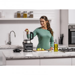 Ninja Blender & Soup maker HB150EU, 1000W, 1.7L, 10 Programe cu tehnologia Auto IQ, Negru/gri