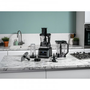 Ninja BN800EU, 3-in-1 cu 5 programe Auto-iQ, 1200 W, 3 viteze, negru/argintiu, 0.7 L||1.8 L||2.1L