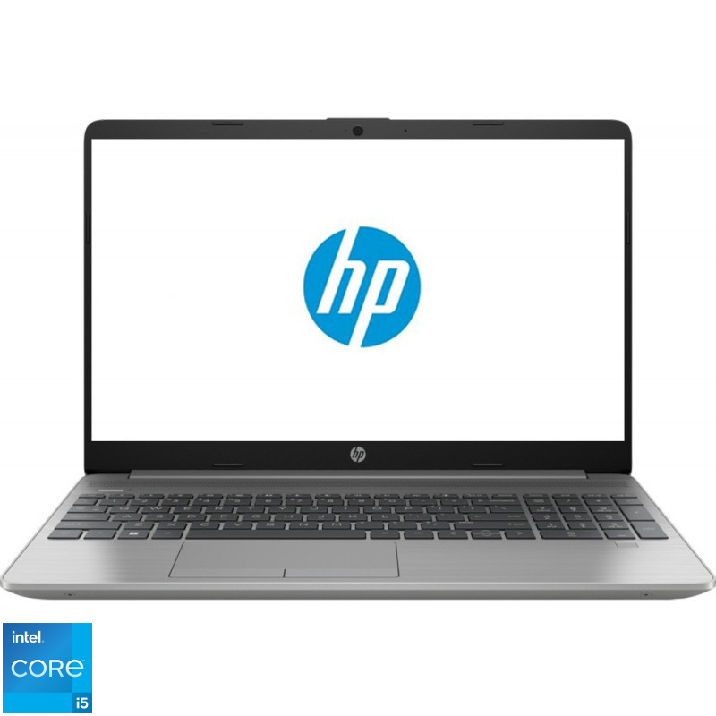 Laptop HP 15.6" 250 G9, FHD, Procesor Intel® Core™ i5-1235U (12M Cache, up to 4.40 GHz, with IPU), 8GB DDR4, 512GB SSD, Intel Iris Xe, Free DOS, Asteroid Silver