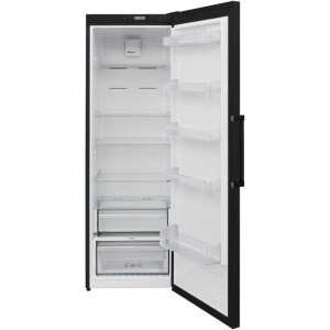 Heinner HF-V401NFBKF+, 389 L, Full No Frost, Clasa F, Iluminare LED, 186 cm, Negru