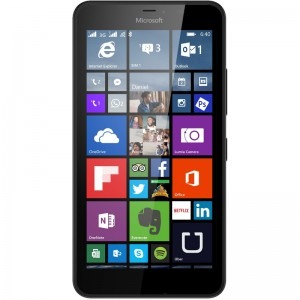 Microsoft Lumia 640 XL, Quad Core, 8GB, 1GB RAM, Dual SIM, 3G, Black