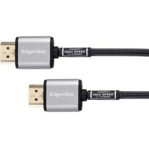 Kruger&Matz HDMI Male - HDMI Male v1.4, 1.8m, negru