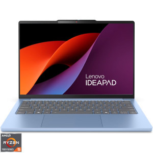 Lenovo 13.3'' IdeaPad Slim 5 13ARP10, WUXGA IPS, Procesor AMD Ryzen™ 5 7535HS (16M Cache, up to 4.55 GHz), 16GB LPDDR5X, 512GB SSD, AMD Radeon 660M, No OS, Polar Blue