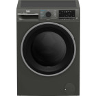 Masina de spalat rufe cu uscator Beko B5DFT59442M, Spalare 9 kg, Uscare 6 kg, 1400 RPM, Clasa D, ProSmart Inverter, HygieneTherapy, SteamCure, AddXtra, Manhattan Gray