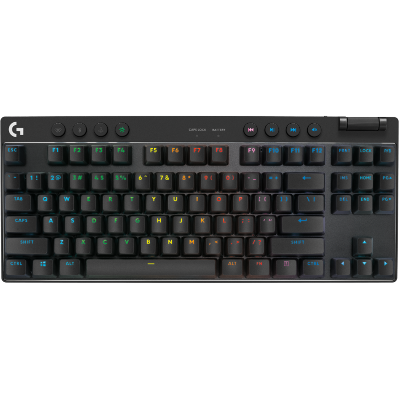 Tastatura Gaming Logitech G PRO X TKL Black Lightspeed Kailh GX Brown