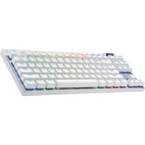 Logitech G PRO X TKL White Lightspeed Kailh GX Brown Switch Mecanica
