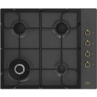 Plita incorporabila Beko HIGG64125SAR, Gaz, 4 arzatoare, Siguranta plita, Aprindere integrata, 60 cm, Antracit