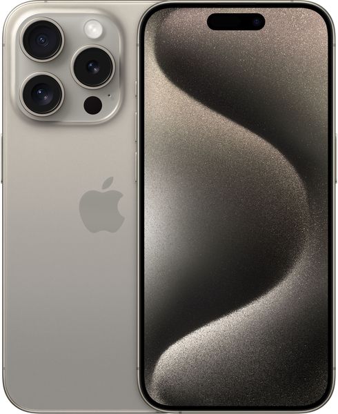 Smartphone Apple iPhone 15 Pro, 128GB, 5G, Natural Titanium