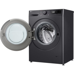 LG F4WR511S2M, 11 kg, 1400 RPM, Clasa A, AI Direct Drive, TurboWash, Smart Diagnosis, Negru