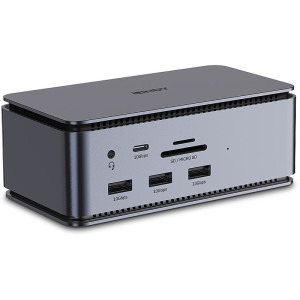 LINDY DST-Pro USB4, USB-C Laptop Docking Station