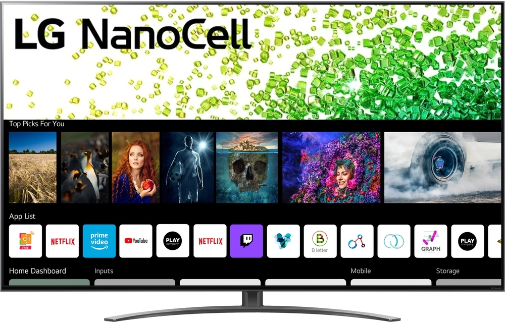 Televizor LED LG Smart TV NanoCell 55NANO863PA Seria NANO86 139cm gri-negru 4K UHD HDR LG imagine noua idaho.ro