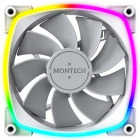 Ventilator Montech RX120 PWM ARGB 120mm White/Grey