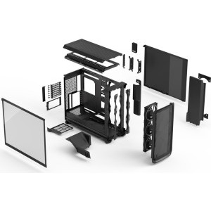 Fractal Design Meshify 3 XL Ambience Pro RGB Black TG Light Tint