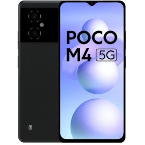 Smartphone Xiaomi Poco M4, 64GB, 4GB RAM, Dual SIM, 5G, Tri-Camera, Power Black