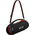 Akai Boxa portabila WaveStormer, 110W RMS, IPX6, Bluetooth 5.3, LED, Black
