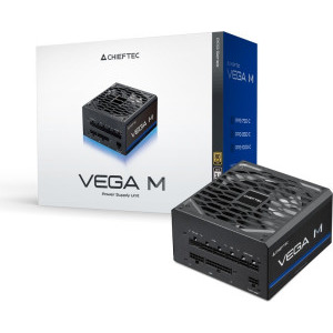 Chieftec Vega M 1000W, 80+ Gold, Black
