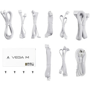 Chieftec Vega M PPG-750-CW, 80+ Gold, 750W, White