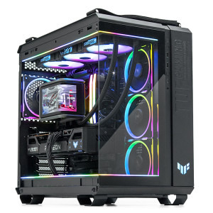 PC Gaming DRAGON Powered by ASUS, AMD Ryzen 7 9800X3D 4.7GHz, 32GB DDR5, 2TB SSD, RX 9070 XT 16GB GDDR6, Iluminare RGB, Windows 11 Home (Game Ready)