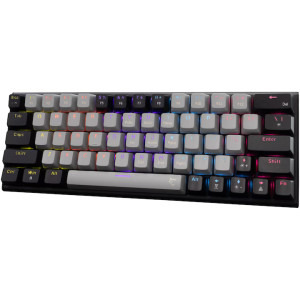 White Shark Wakizashi Rainbow Black/Grey v2 Red Switch Mecanica