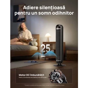 DREO Nomad DR-HTF014, Smart, 42 W, Negru