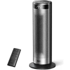DREO Aeroterma electrica Solaris SH628, 2000 W, 5 trepte, Ventilare, Argintiu/Negru
